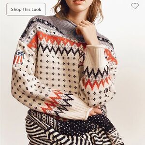 J. Crew U.S. Ski & Snowboard by J.Crew Fair Isle Rollneck™ sweater vintage wool